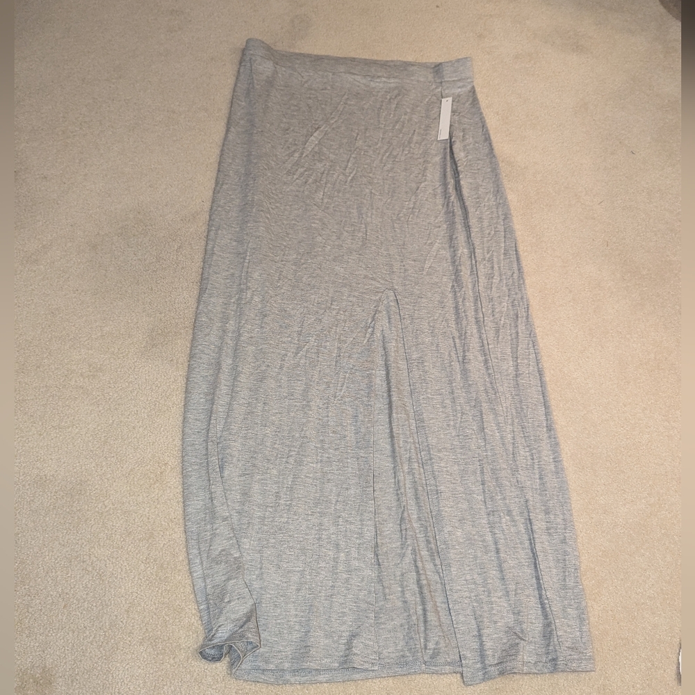 Nwt Brandy Blu Grey Skirt Sz XL